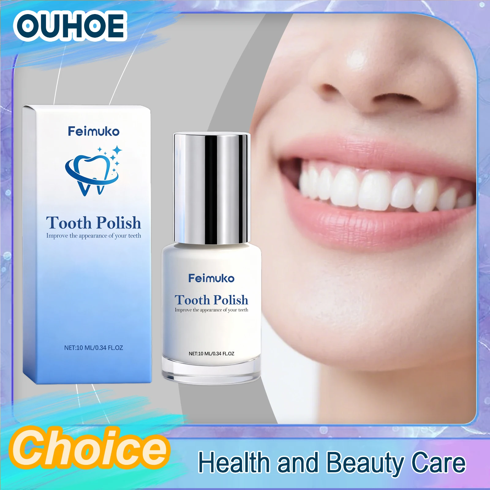 Teeth Whitening Paint Clean Remove Pigments Yellow Tartar Stains Gentle Breath Fresh Natural Brighter White Tooth Polish Uptight