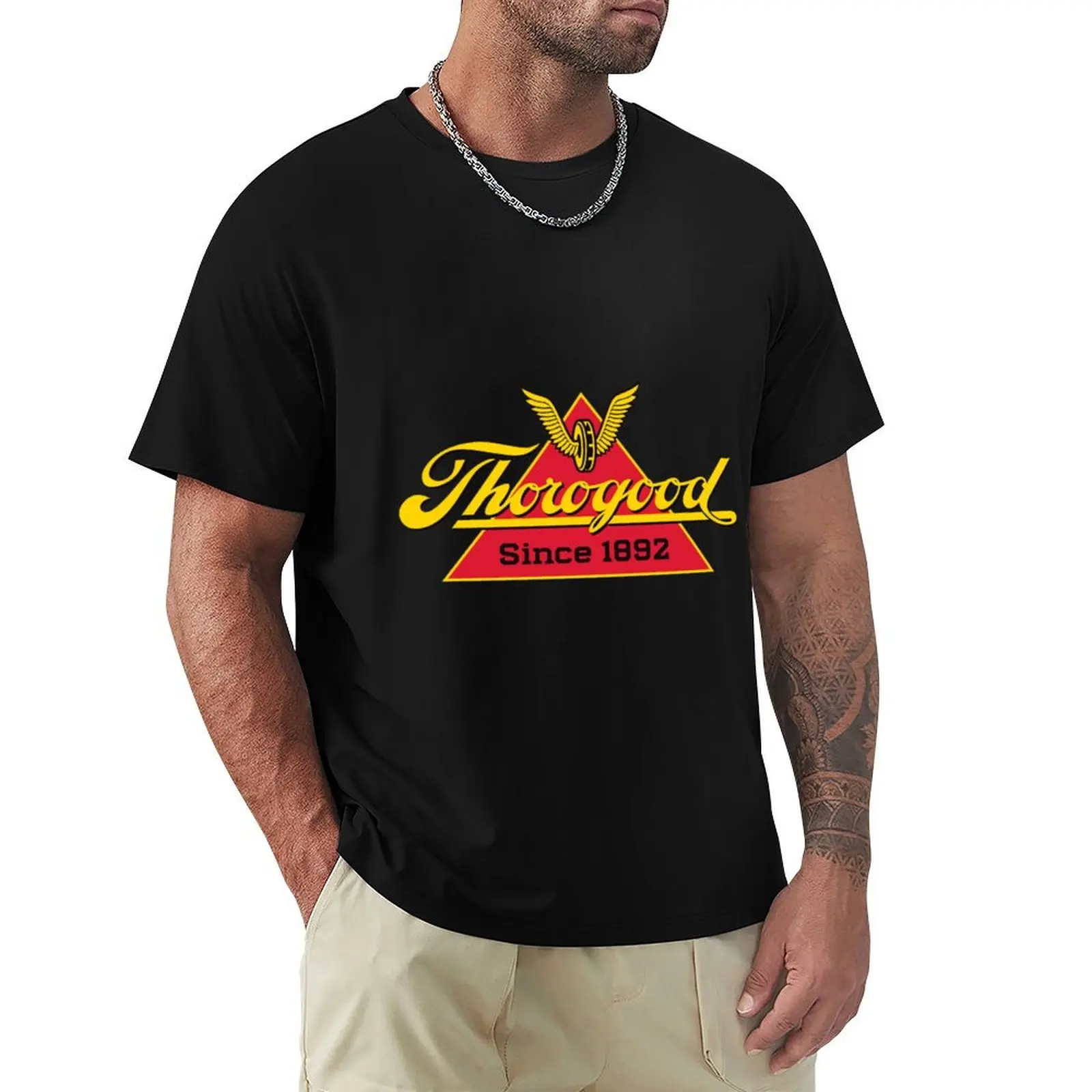 Hard Things Can Be Completed With Thorogood Essential T-Shirt Novelty Print Casual Tee Shirt