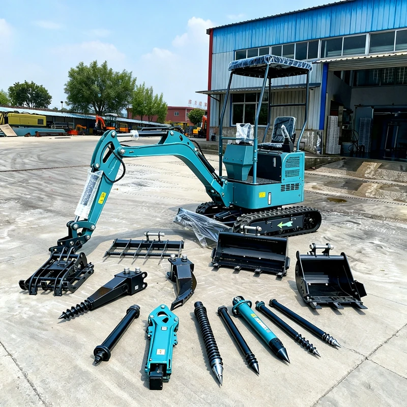 

Мини-экскаватор 0,8 тонны с двигателем YANMAR, стандарт EPA/Euro 5, многофункциональный, дизельный, для строительных работ, с набором инструментов.