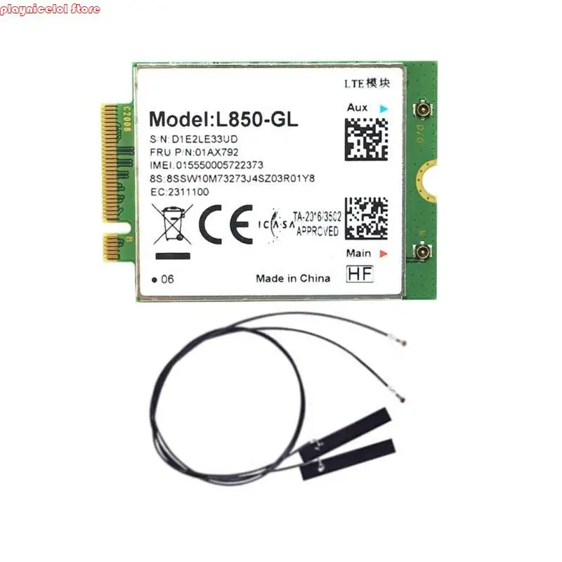E8BA G-ModuleL850-GL with Built-in Antenna Suitable for X380 X390 L480 T480 T580 X1C L850-GL 01AX792 L850 Laptop