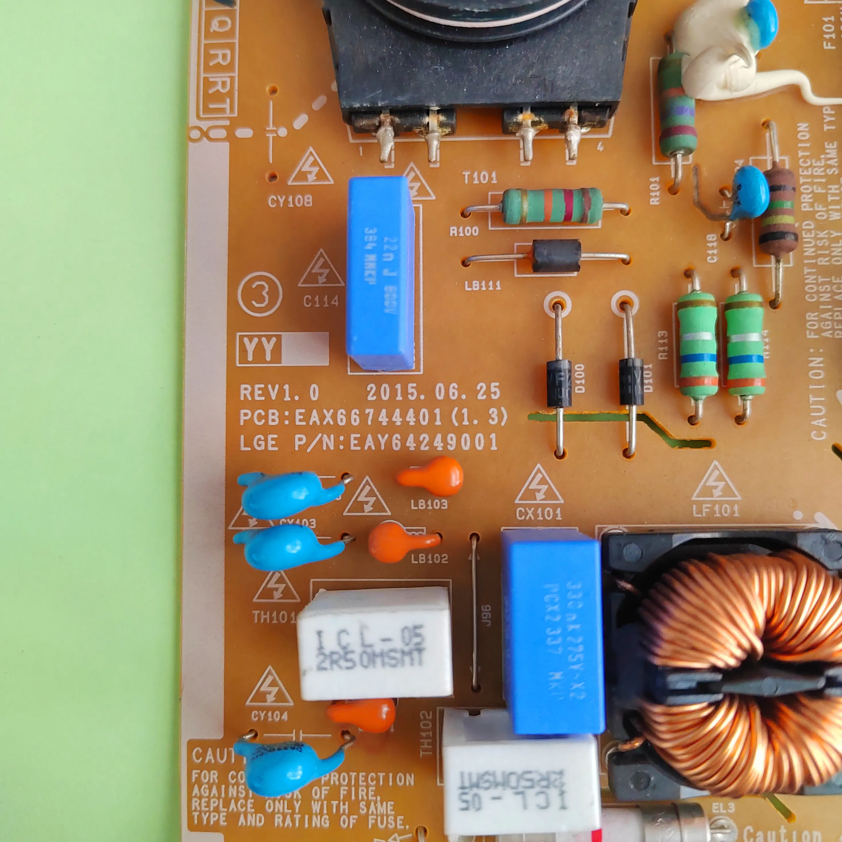 EAX66744401แผงวงจรจ่ายไฟ15UL6 LGP4349M LGP4349M-15UL6 EAY64249001สำหรับทีวี49UF640V 49UF6400 49UF840V 49UF8400 49นิ้ว49นิ้ว