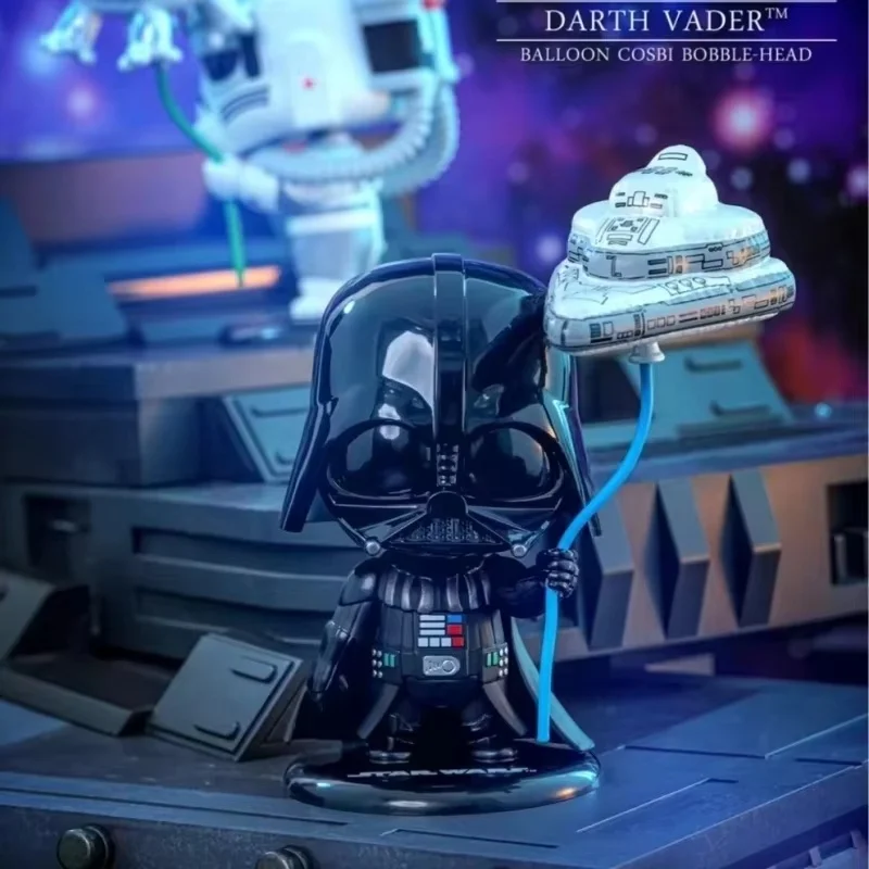

Original Blind Box Hottoys Star Wars Balloon Party Series Cosbi Mystery Box Action Figure Mini Collectible Toy Decor Doll Gift