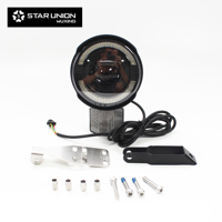 EBKE  WUXING  526 Electric Bicycle Headlight ebike 36V 7W  48V 9W 52V Horn