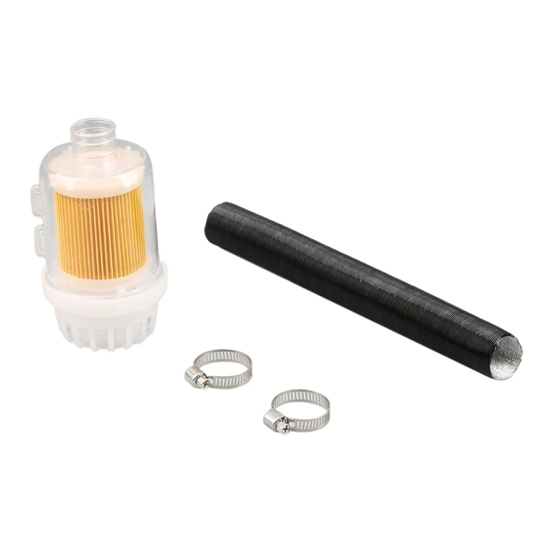 Air Heater Duct Pipe Parking Heater Yellow Air Intake Filter Silencer For Webasto Dometic Eberspacher