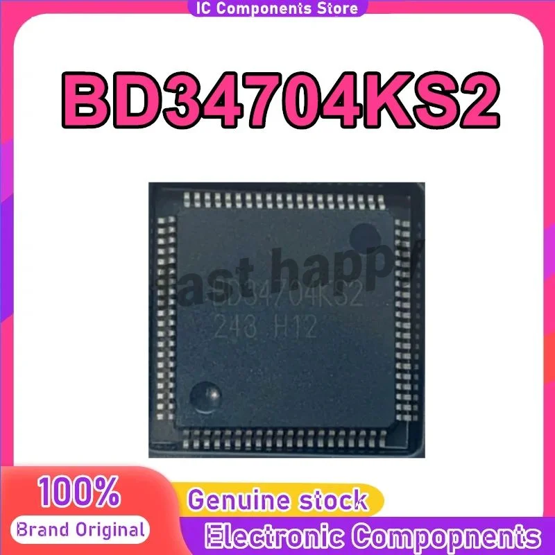 2PCS BD34704KS2 TQFP-80 Mxsyuan 100% New original