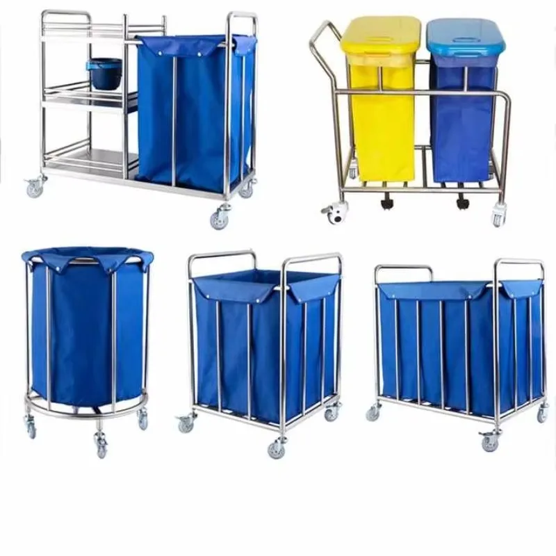 Dismantling Waste Collection Vehicle, Hospital Nursing Ward Cleaning Cart, Bed-making Cart for Hospital