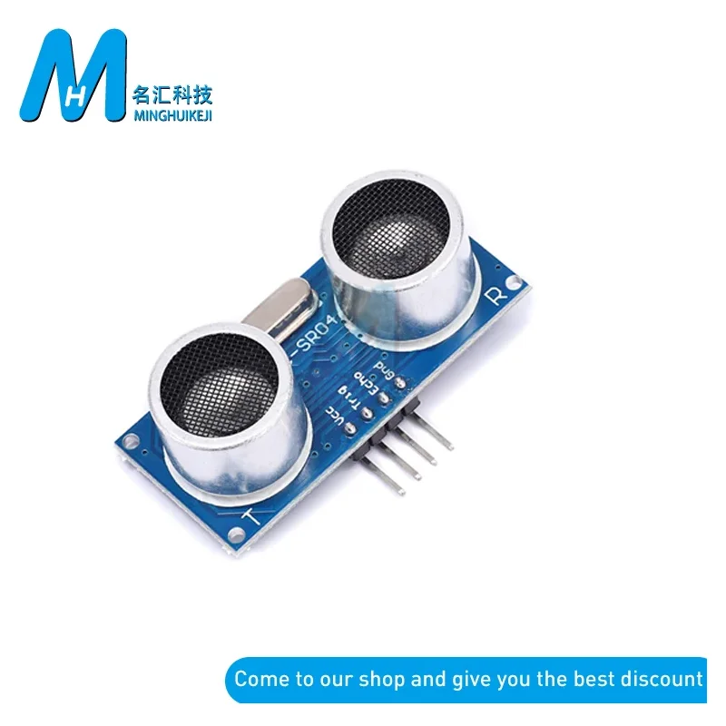 nuovo modulo ad ultrasuoni HC-SR04 sensore trasduttore di misurazione della distanza per modulo rilevatore di onde ad ultrasuoni arduino