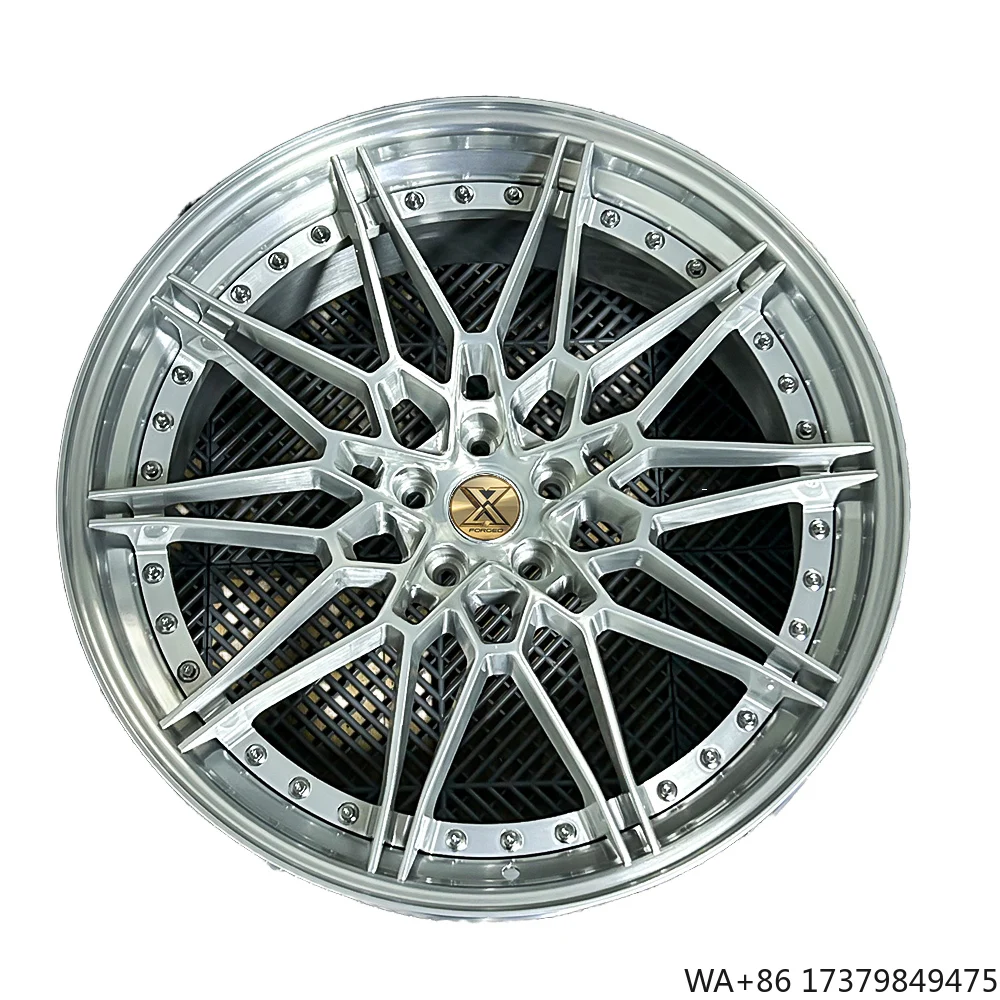 

Car Custom 2-Piece 5x120 5x112 Alloy Rim 19 20 21 22 Inch Forged Wheel Polished and Brushed for M3 M4 X3m X7