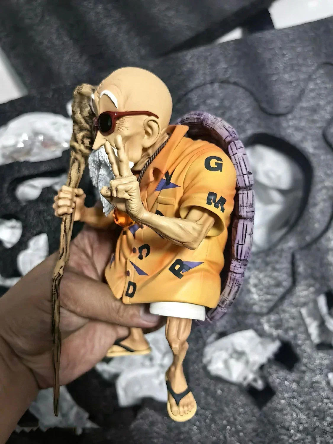 Dragon Ball Figur Kame Sennin Anime Figuren Master Roshi Figur PVC Modell Statue Puppe Sammlung Dekoration Spielzeug Weihnachten Geschenk