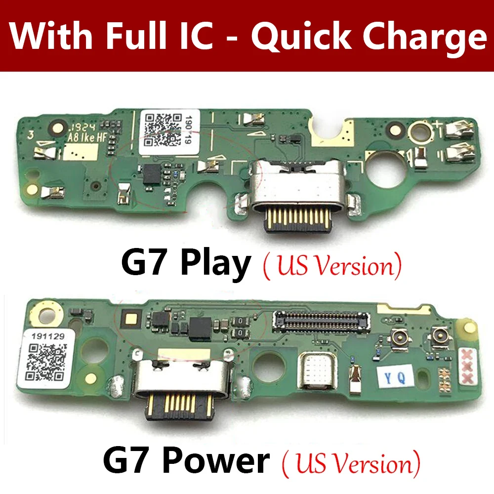 New Charger Board PCB Flex For Motorola Moto G7 Power G7 Play USB Port Connector Dock Charging Flex Cable