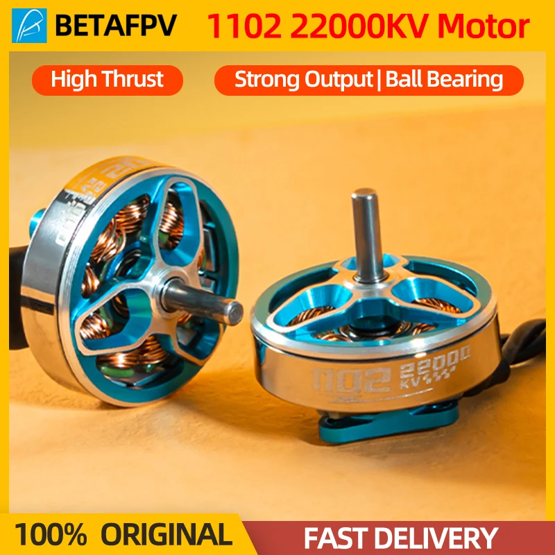 4PCS BETAFPV 1102 22000KV Brushless Motors FPV Motor 1S Lipo For RC FPV Racing 1S Whoop Drone Quadcopter Meteor75 75mm Frame
