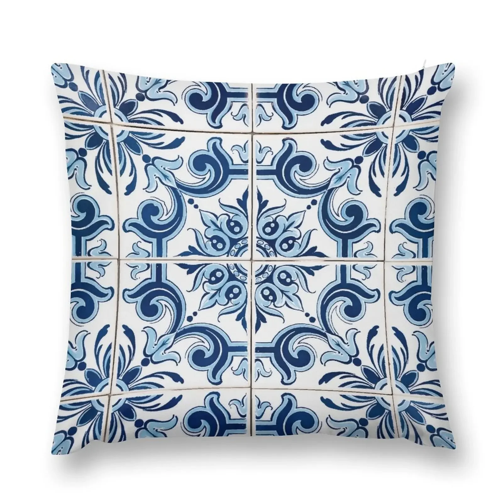 Traditional Portuguese glazed tiles Throw Pillow Covers For Sofas Cushion Child Cushions Cover Cushions Home Decor pillow