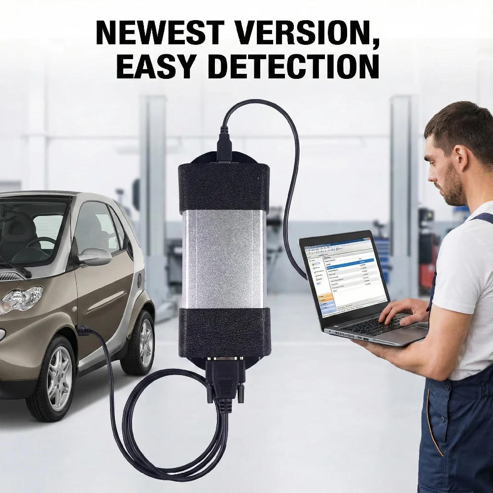OBDIIVCI New Can Clip V216 Latest Firmware A+ OBD2 Diagnostic Interface Tool