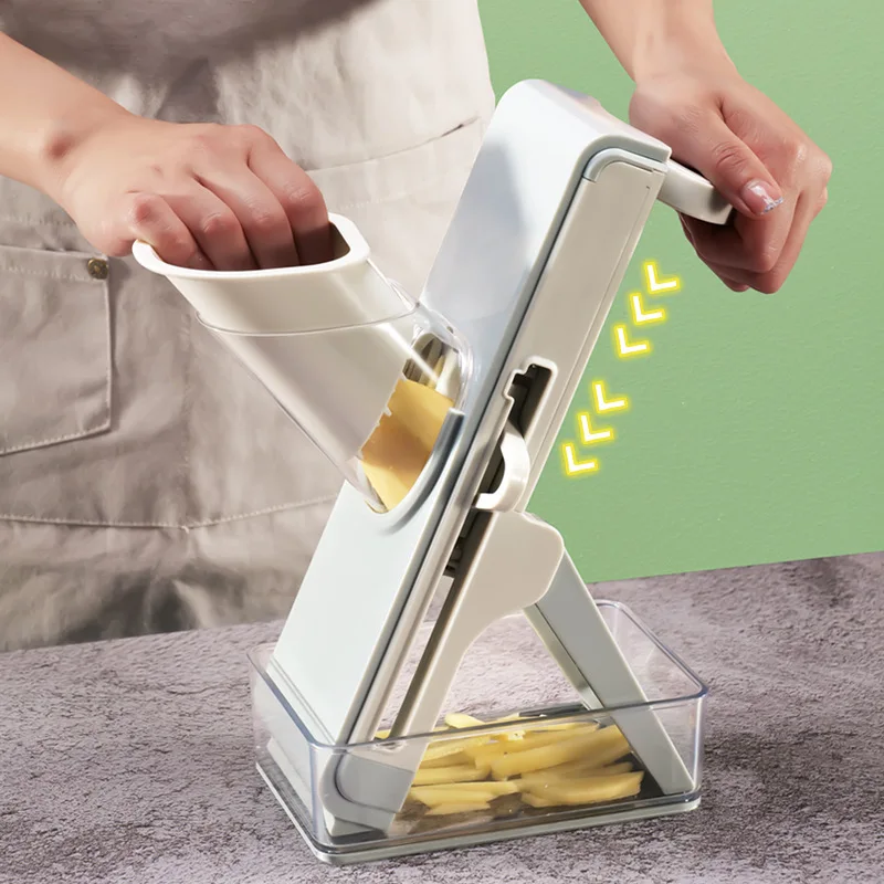 

Multi-function Press Vegetable Cutter Shredder Potato Scrubber Slicer Kitchen Household Lemon Vegetable Cutter Shredder