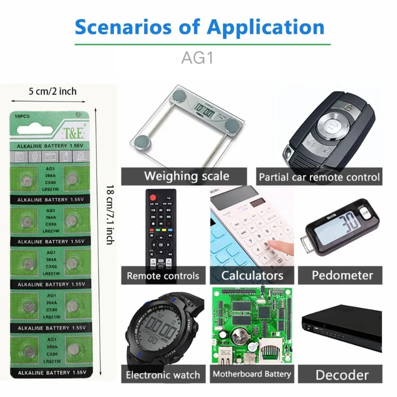 2-50 قطعة AG1 364A LR621 LR60 L621 LR620 362 ساعة البطارية 15mAh 1.55V زر عملة خلية بطاريات لعبة كاميرا التحكم عن بعد #6