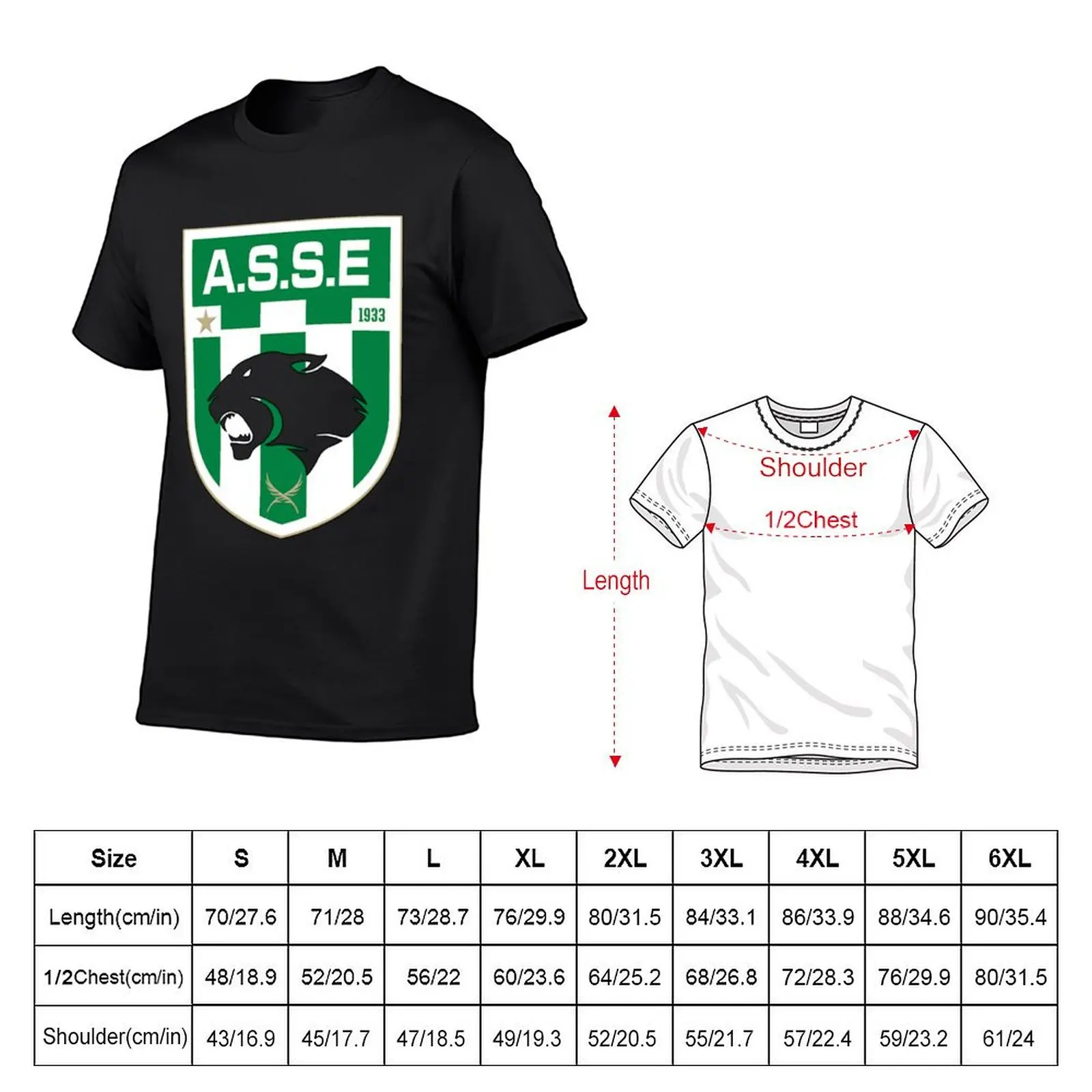 AS Saint-Etienne logo T-Shirt boys animal print plain customs t shirt for men