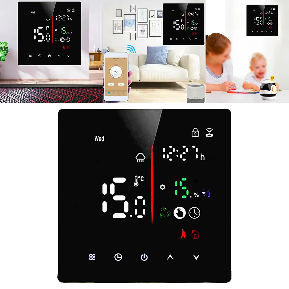 

Устройство контроля комфорта, устройство контроля нагрева, ЖК-термостат нагрева, функция блокировки от детей, интеллектуальный контроль температуры