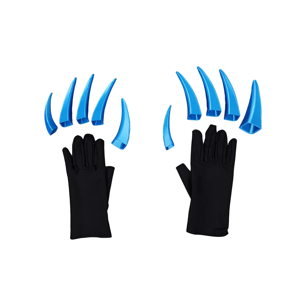 قفازات فانتازيا VOX التأثيرية المخلب الدعامة 2025 TV Hell Inn Disfraz زي الكبار النساء الرجال الخيال هالوين كرنفال حفلة هدية #6