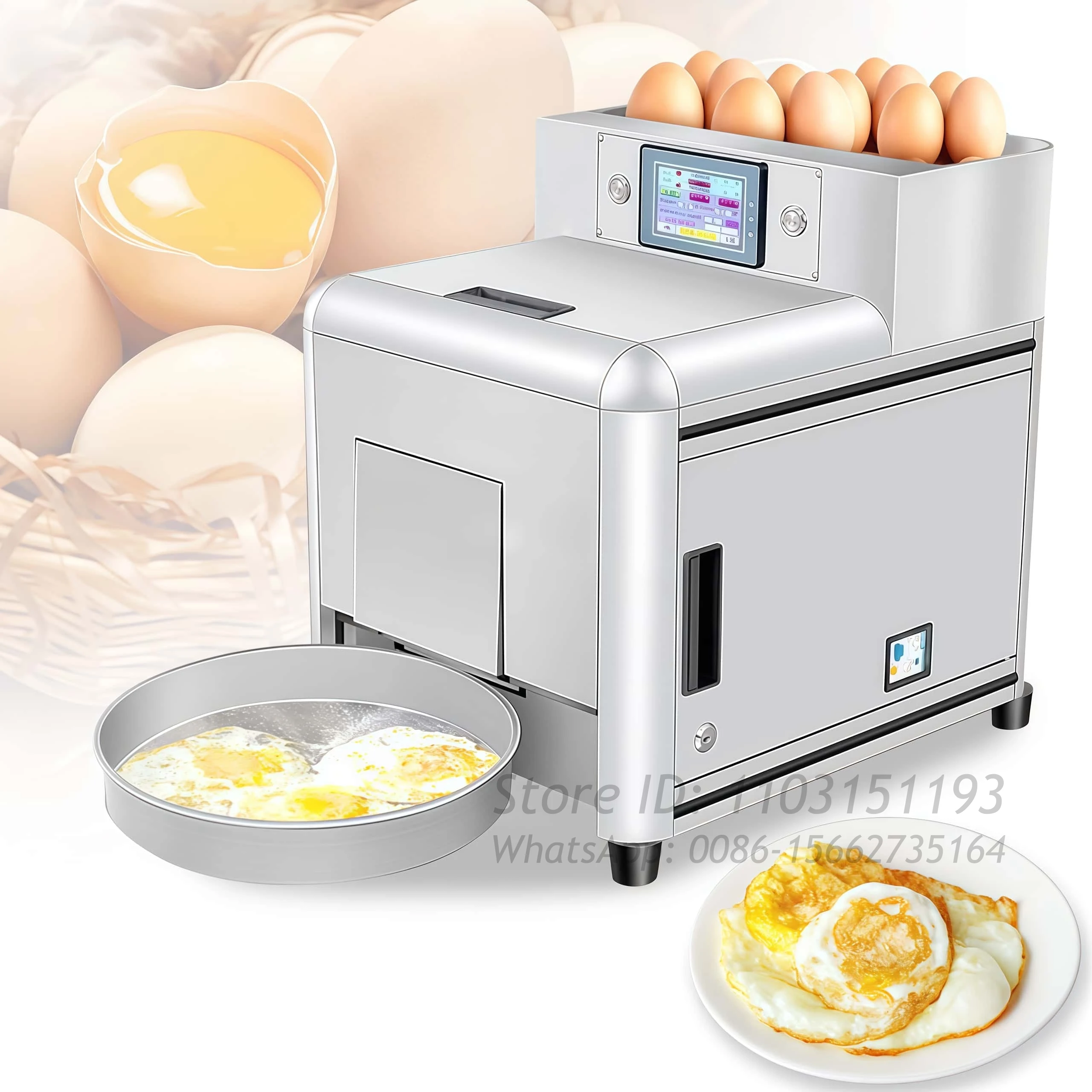 Small Smart Fully Automatic Pour Omelette Electric Intelligent Egg Fryer Cooking Machine Egg Frying Machine For Restaurant