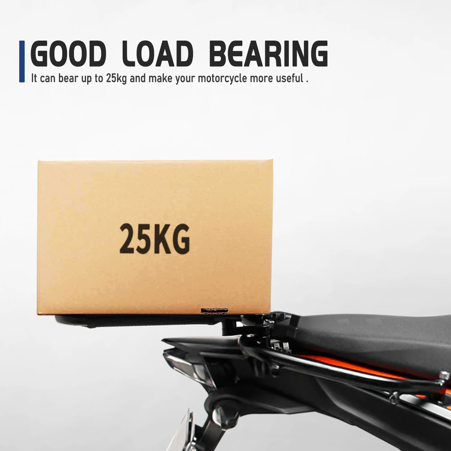 For KTM 390 Adventure Adv 2020-2023 2022 Motorcycle Rear Luggage Rack Bracket Support 390Adv Rear Cargo Holder Storage Box Base