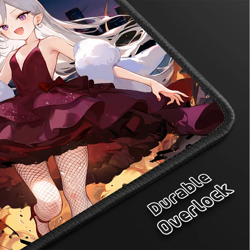 Tapis de souris de jeu E-Sports Speed, Kawaii Anime Girl, surface ultrafine, polymères de souris premium, clavier d'ordinateur portable Gamer, 45x40cm