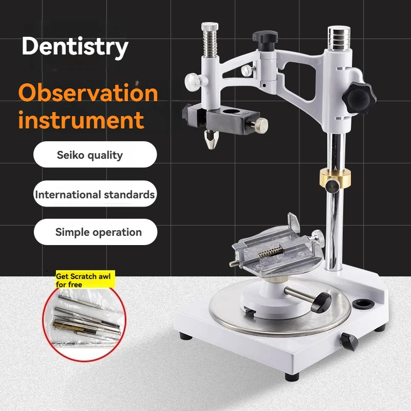 Dental Square Surveyor Lab Model Paralleling Instrument Grinding Milling Device for Crown Bridge Work
