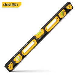 Deli 1 Pcs 600mm Level Measuring Instruments Multifunctional Woodworking Portable Measuring Hand Tools Precision Spirit Level