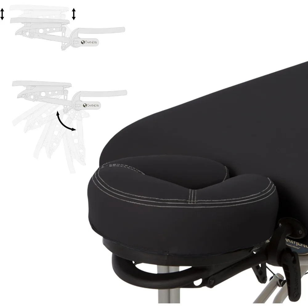 Portable Massage Bed Set, Adjustable Leg Stabilizer