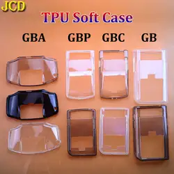 Transparent Shell TPU Soft Wear-Resistant Protective Cover For GBA GBP GB GBC Controller Clear Case For Gameboy Color Advance