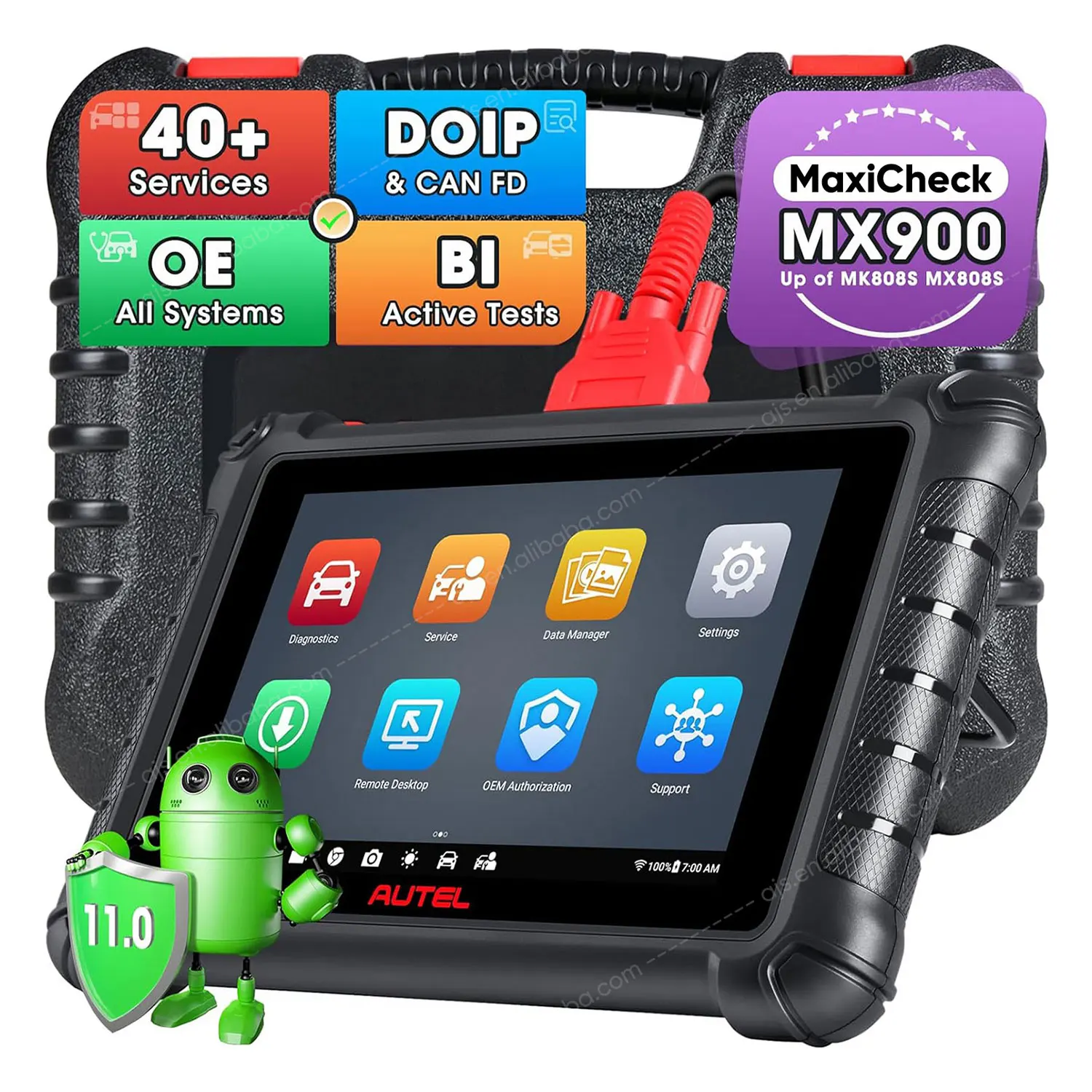 

[US VERSION] Autel MaxiCheck MX900 Car Full System Professional Diagnostic Tool MX808 900 Machine Universal Vehicle 2 Scanner