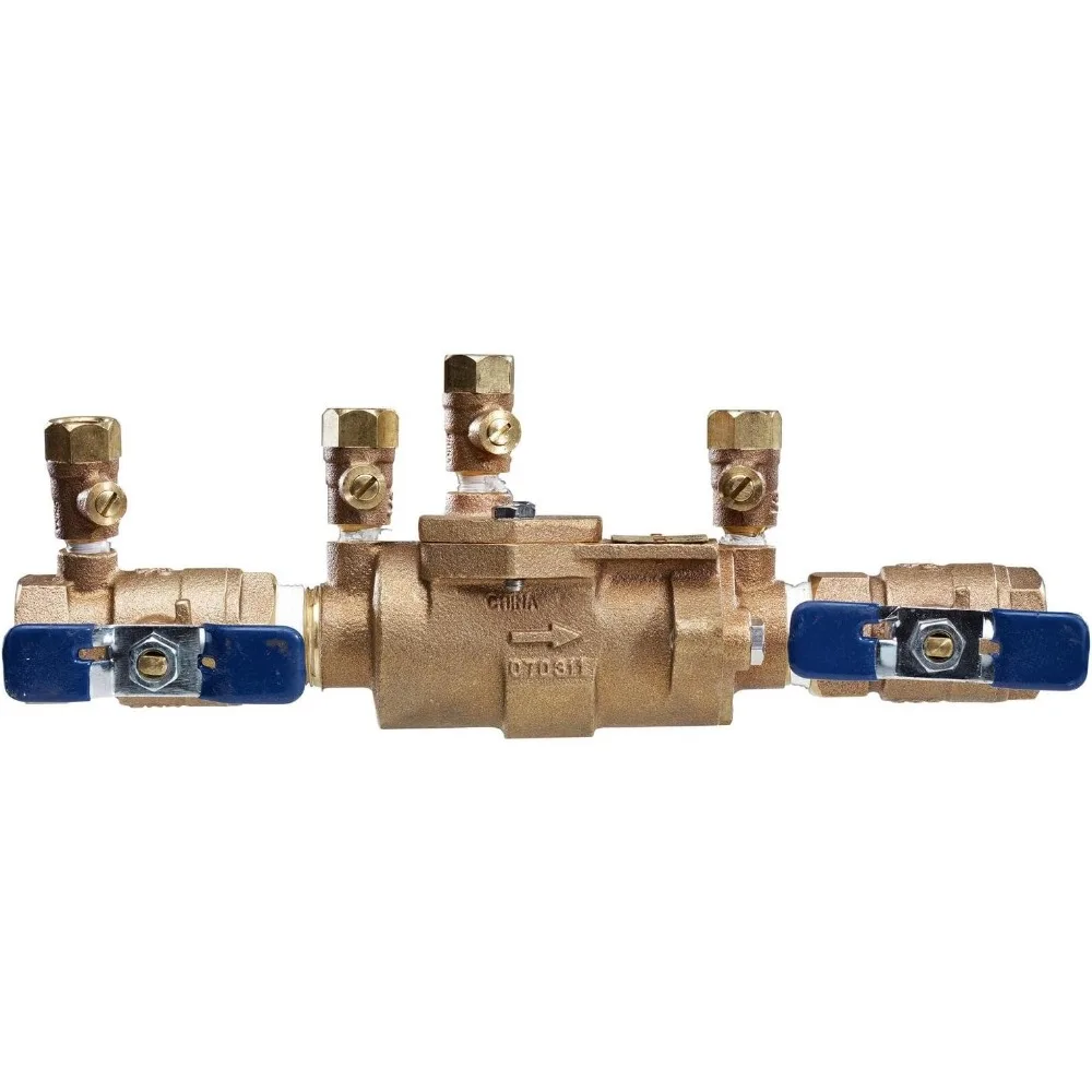 1 Inch Bronze Double Check Valve with Quarter Turn Shutoff