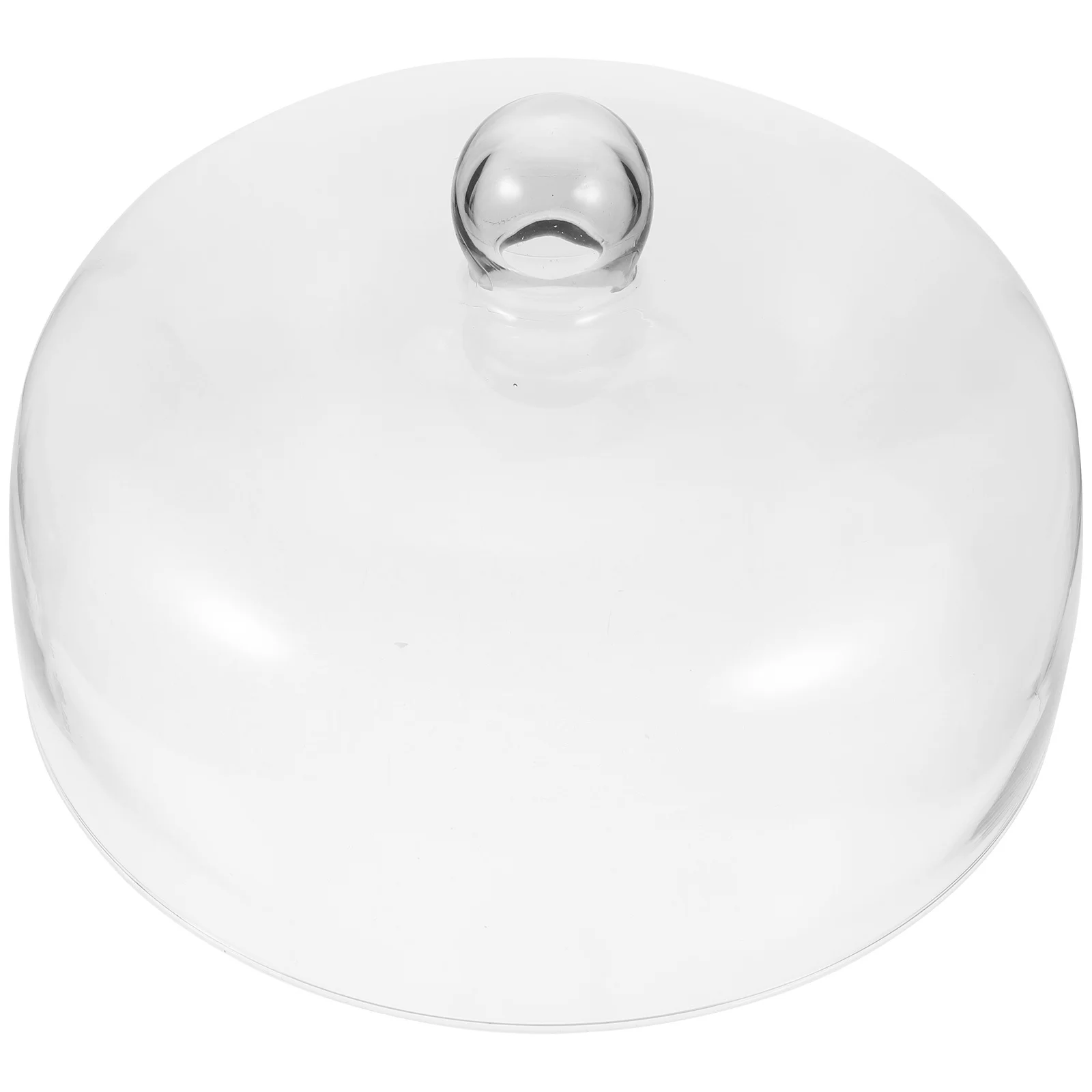 

Прочный стеклянный колпак для еды, прозрачный купол для торта, для вечеринок и банкетов, сохраняет еду чистой, аккуратной и свежей в любое время.