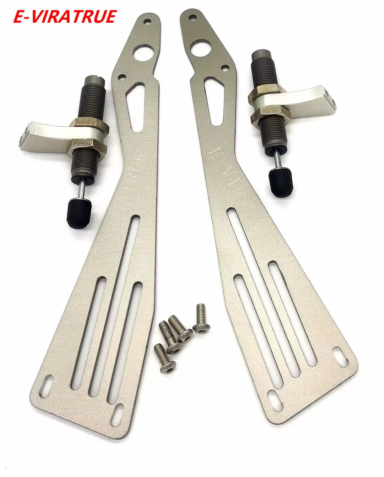 E-VIRATRUE 7075 Supporti buffer regolabili in alluminio per Losi Super Baja Rey 2.0 1/6