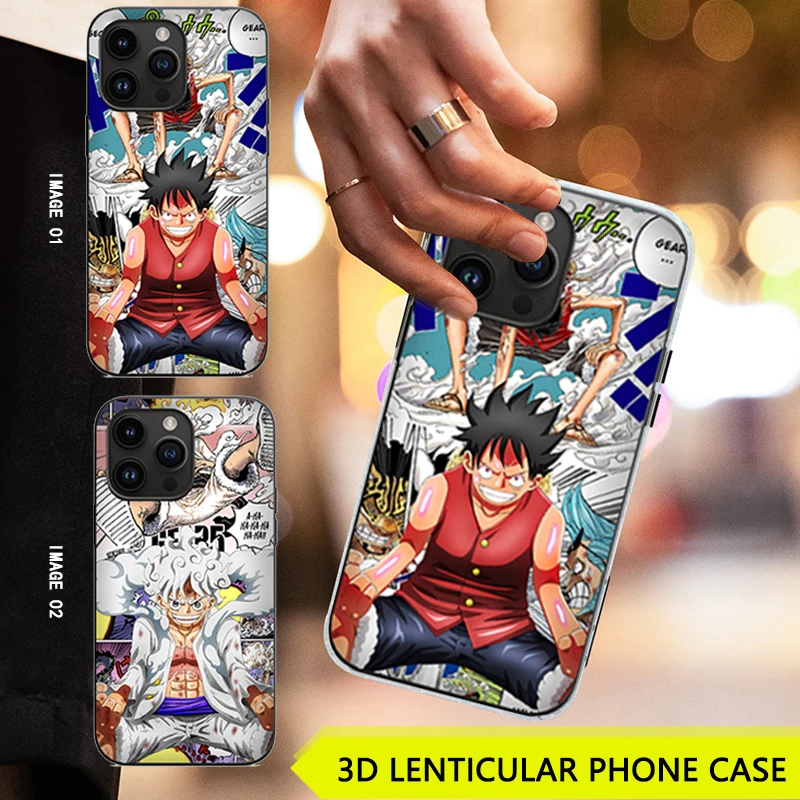 Anime ONE PIECE	Luffy Gear2/5 3D Phone Case for iPhone,SAMSUNG,,Xiaomi/Redmi,ect. Creative Phone Cover Gift