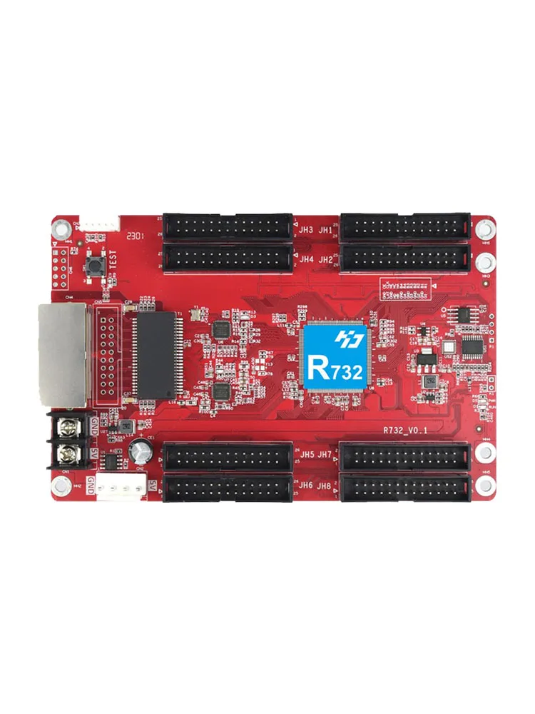 HD-R732 karta odbiorcza pełnokolorowa Panel ledowy ściana wizyjna wyświetlacz ledowy wyświetlacz pikseli RGB System synchronizacji płyty głównej