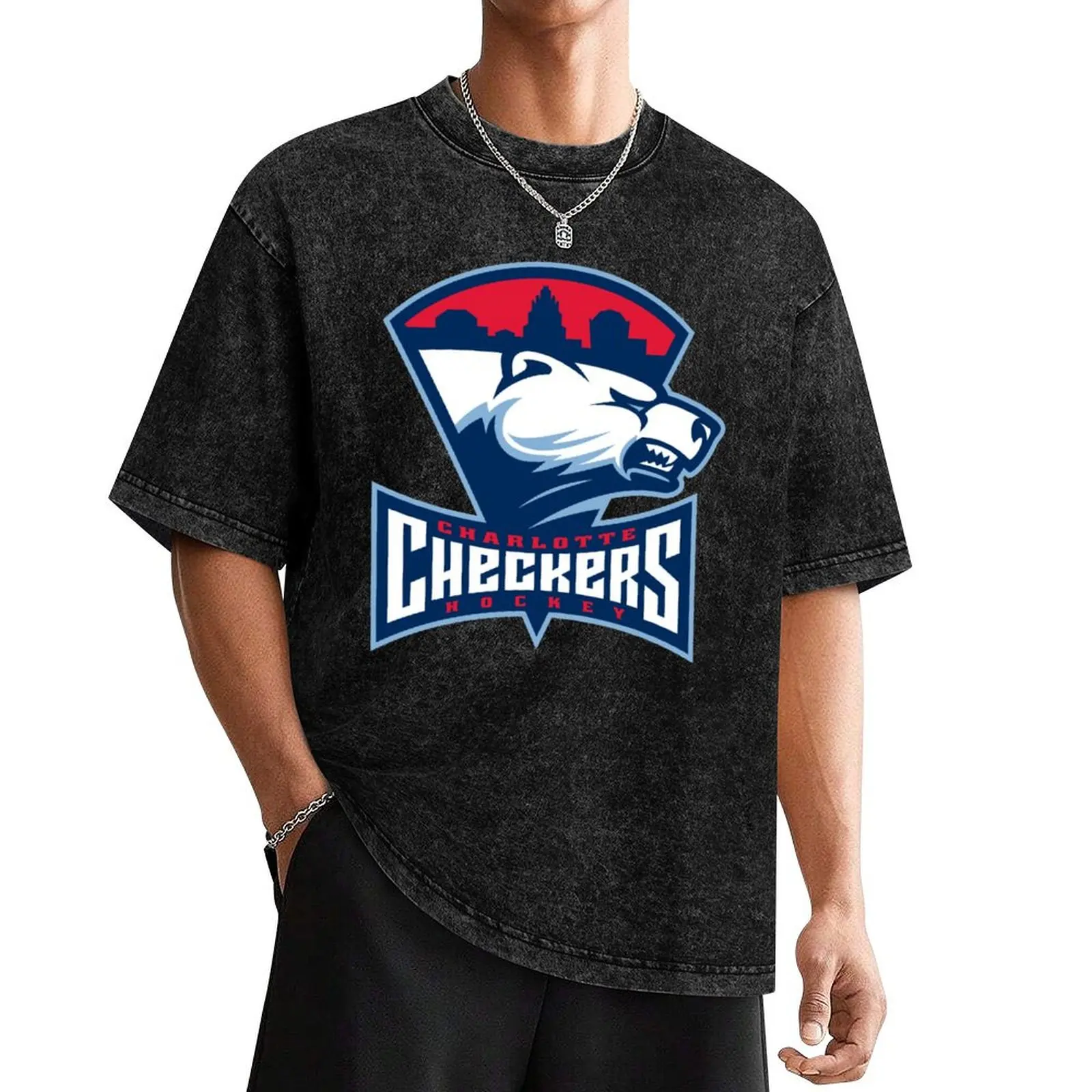 

Charlotte Checkers T-Shirt affliction shirts custom t shirt customs tshirts for men