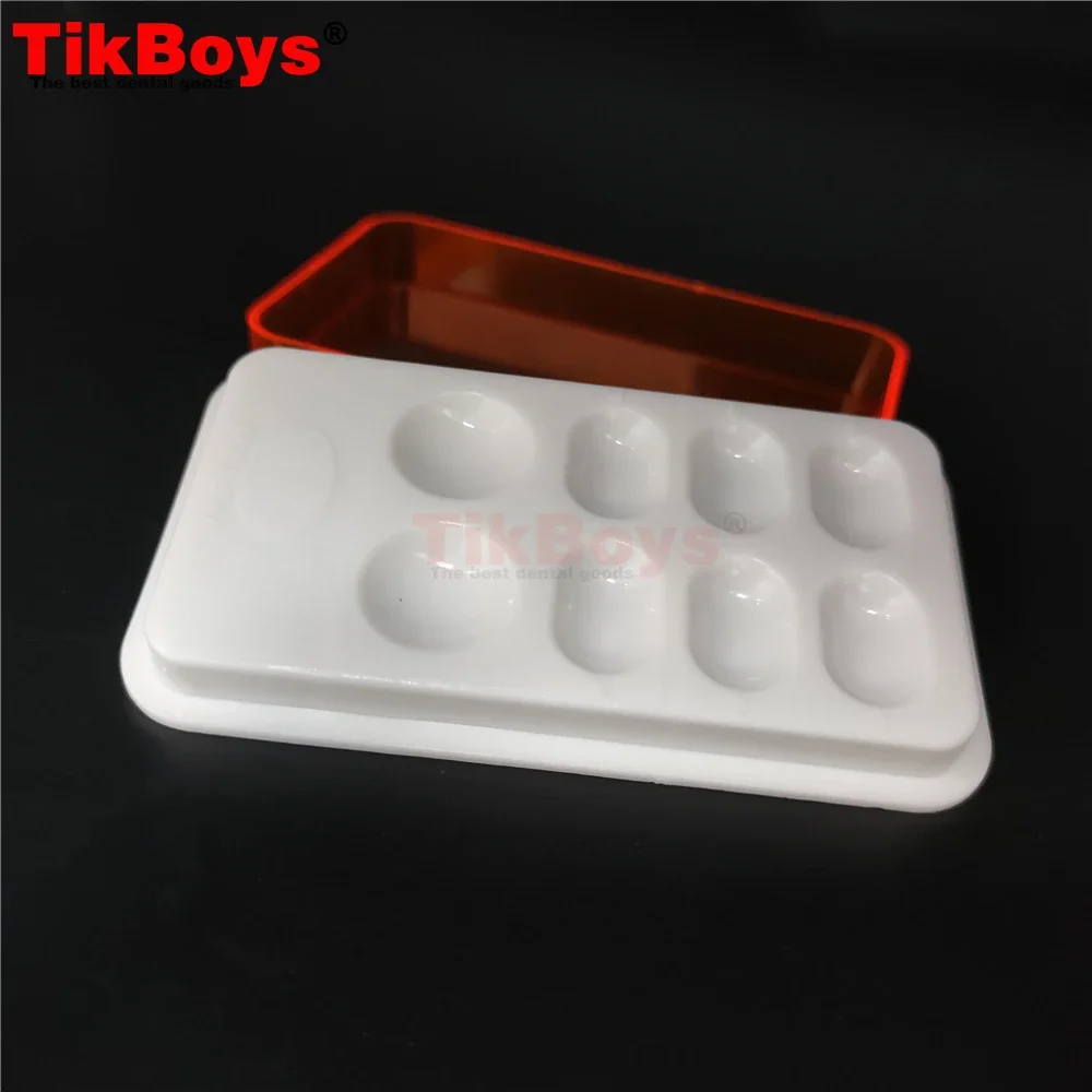 Dental Veneer Storage Box Teeth Patch Shading Light Storage Case Denture Retainer Molar Boxes Accessories Dentistry