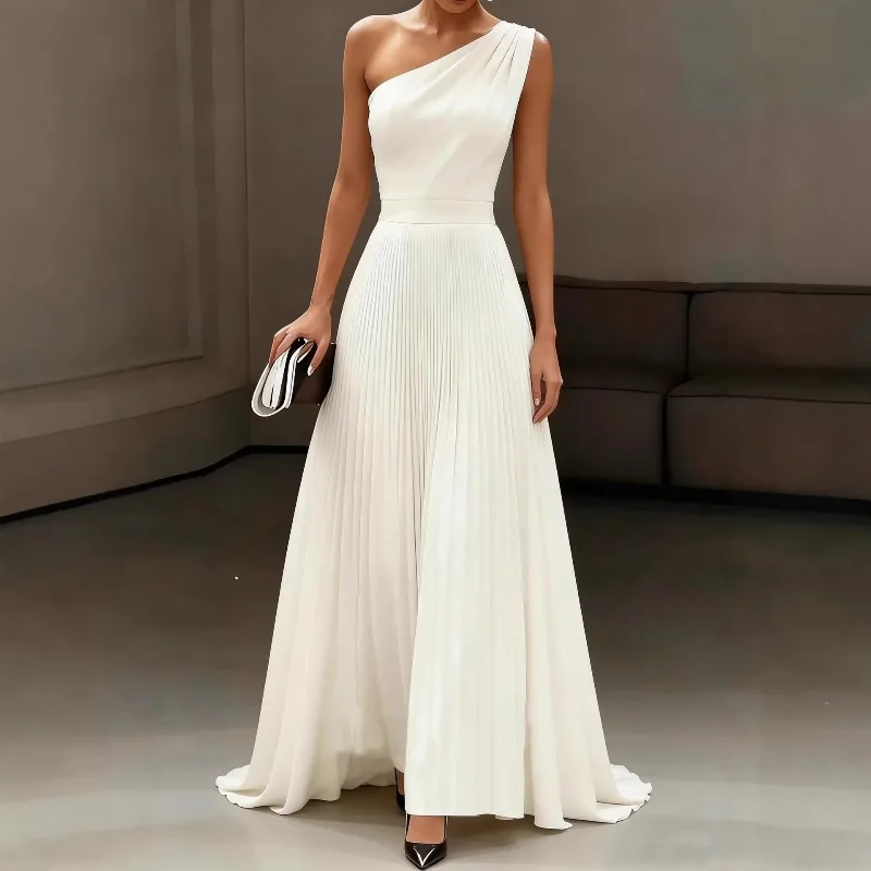 Vestido de Gala Honor Elegante Color Blanco