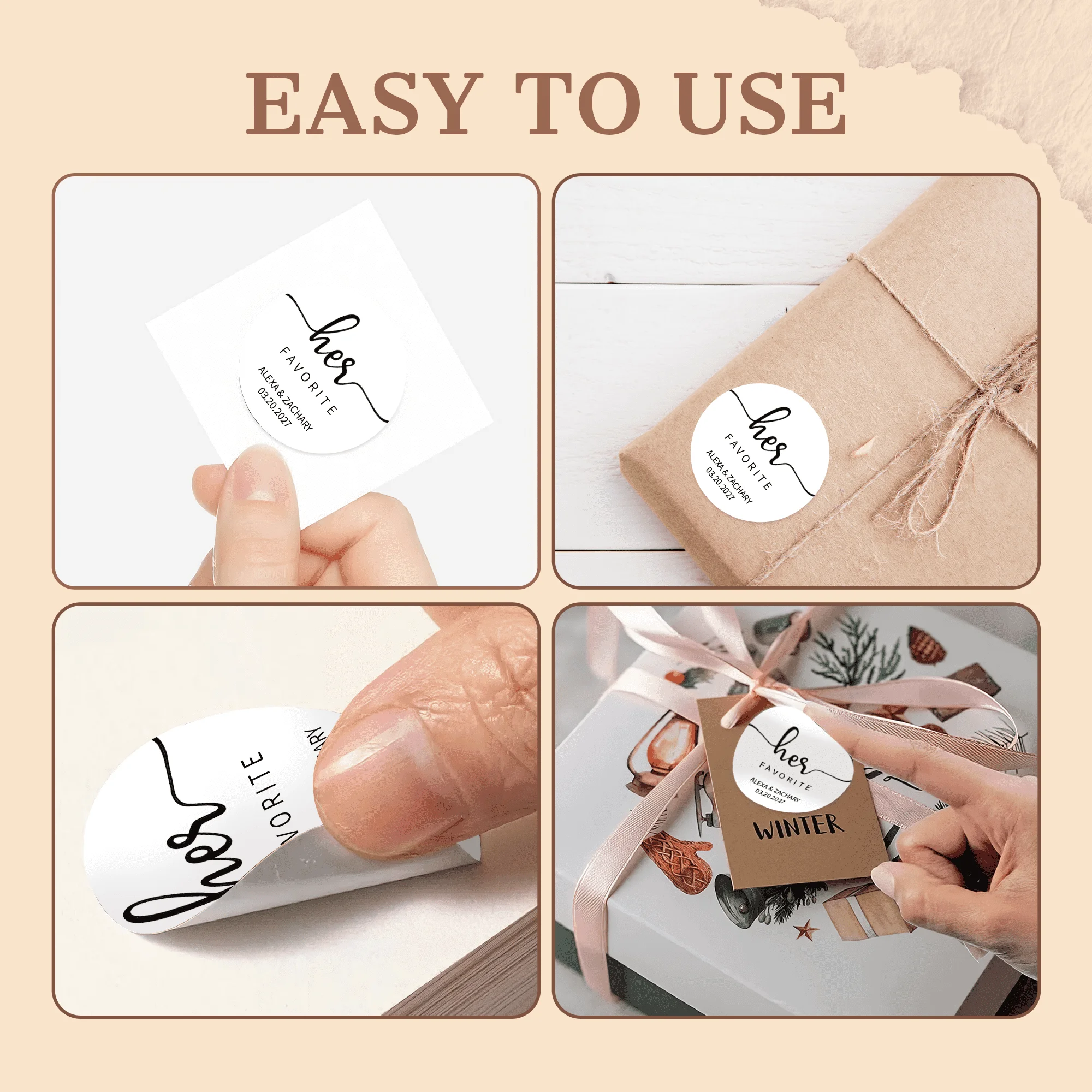 ملصقات مخصصة من ملصقات مخصصة كبيرة الحجم مستديرة ملصقات شعار مخصص مقاومة للماء لشعار الشركة وحفلات دجاجة الزفاف