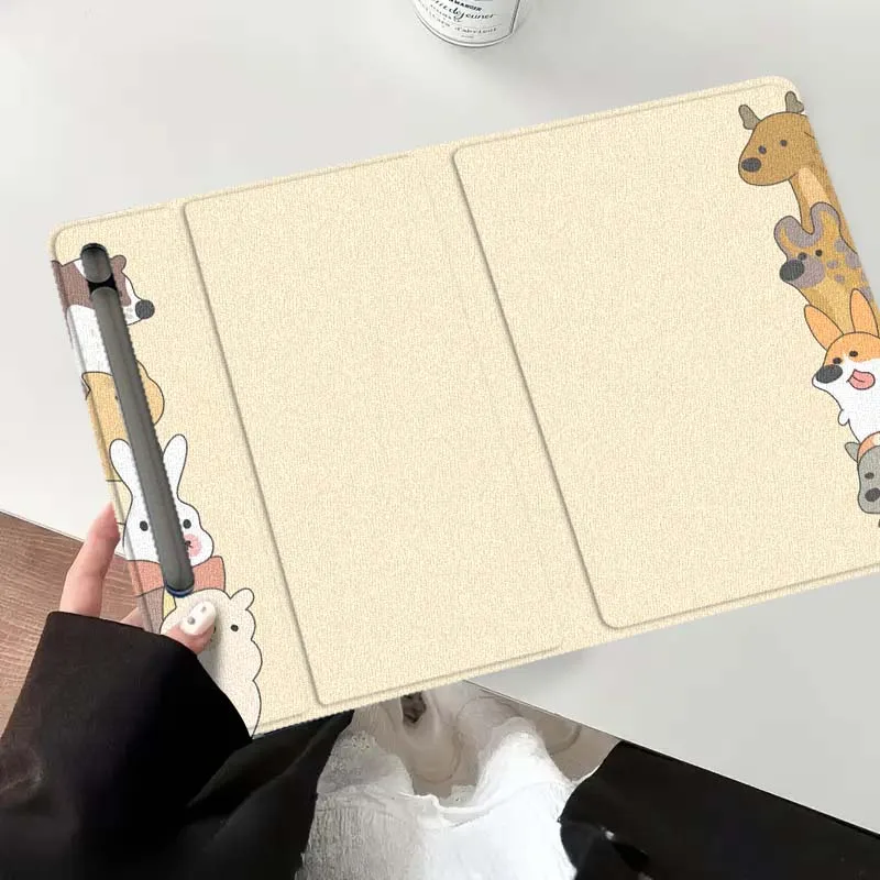 Animali Panda cucciolo Per Samsung Galaxy Tab S7 S8 S9 S10 11 12.4 13.1 FE Plus Lite pollici Custodia Tablet Cover