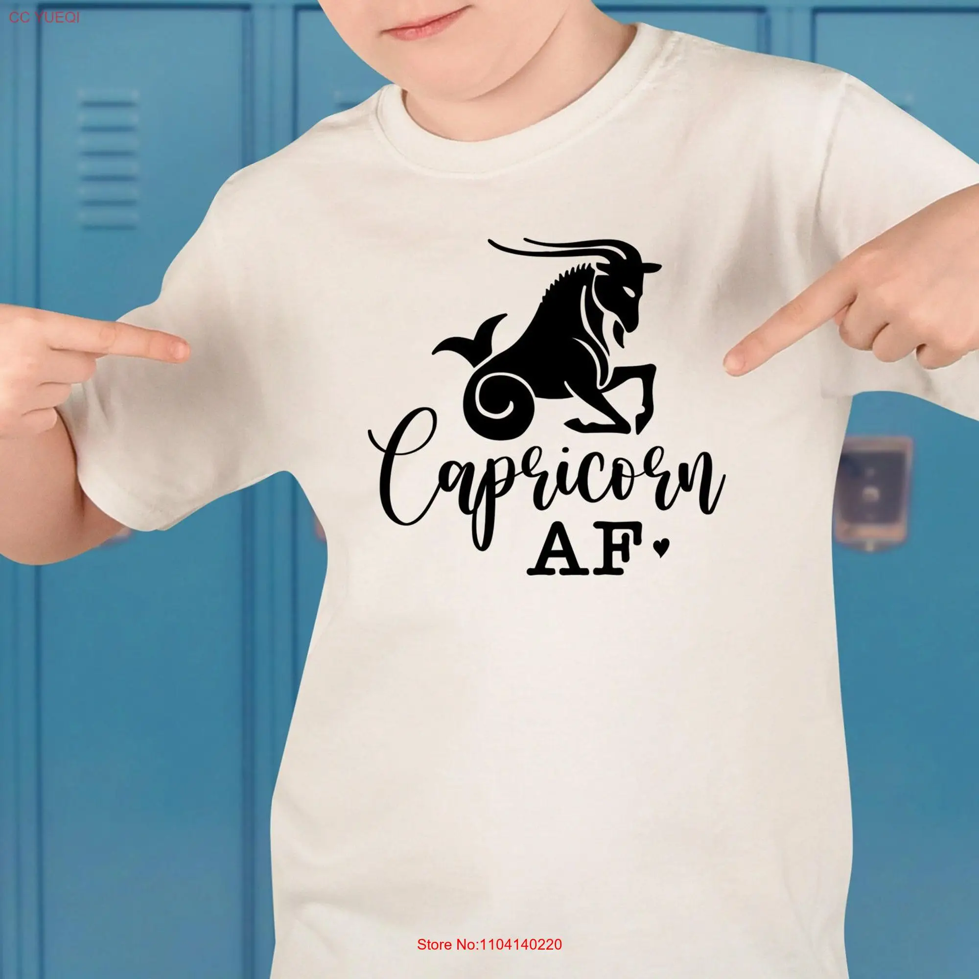 Capricorn AF T Shirt Birth Sign Zodiac Birthday for Women long or short sleeves