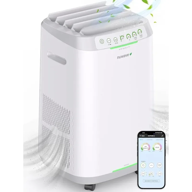 

ZERO Smart Air Purifiers, ZERO Waste & ZERO Replacements, Covers Up to 2002 Sq.Ft. for Home Large Room Bedroom, 30°