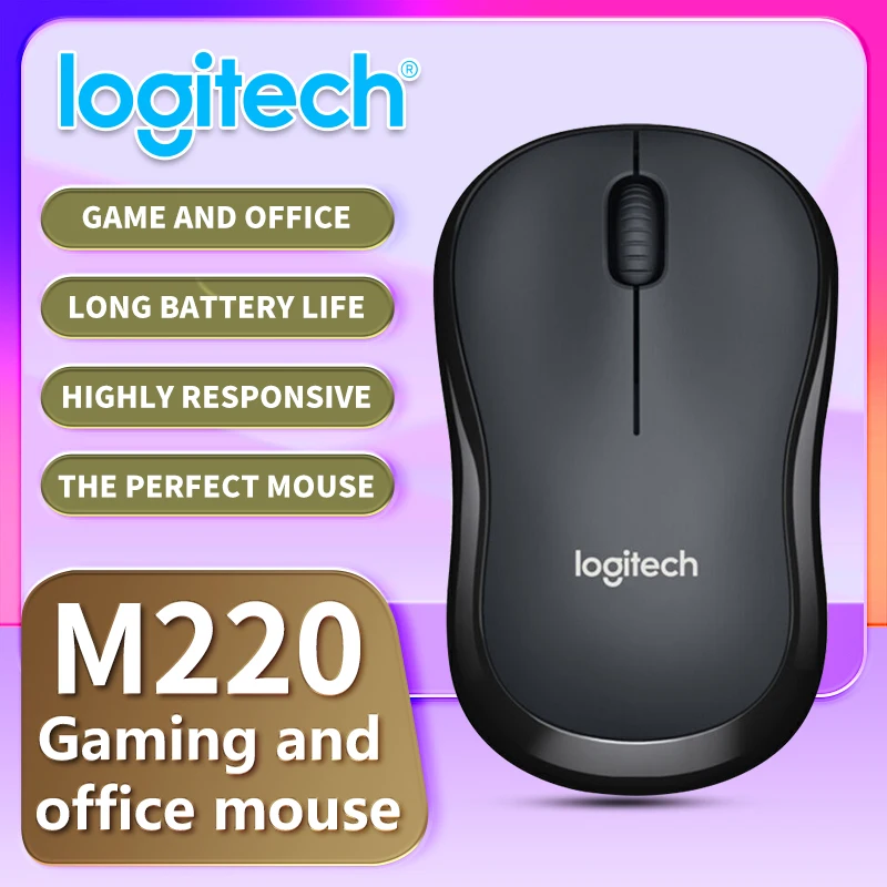 

Беспроводная мышь Logitech M220 — профессиональная сверхчувствительная офисная игровая мышь для ноутбуков и настольных компьютеров
