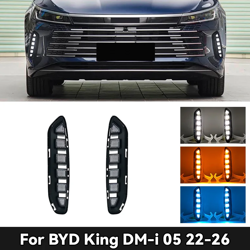 

Комплект (2 шт.) передних противотуманных фар и дневных ходовых огней для BYD King DM-i 05 2022-2026