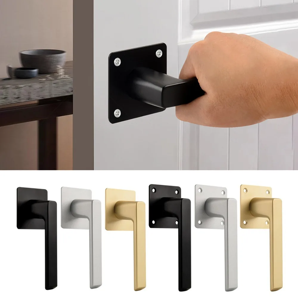 New Aluminium Alloy Door Handle Self-Adhesive Punch-free Door Knob Multifunctional Hardware Door Handlebar Cupboard