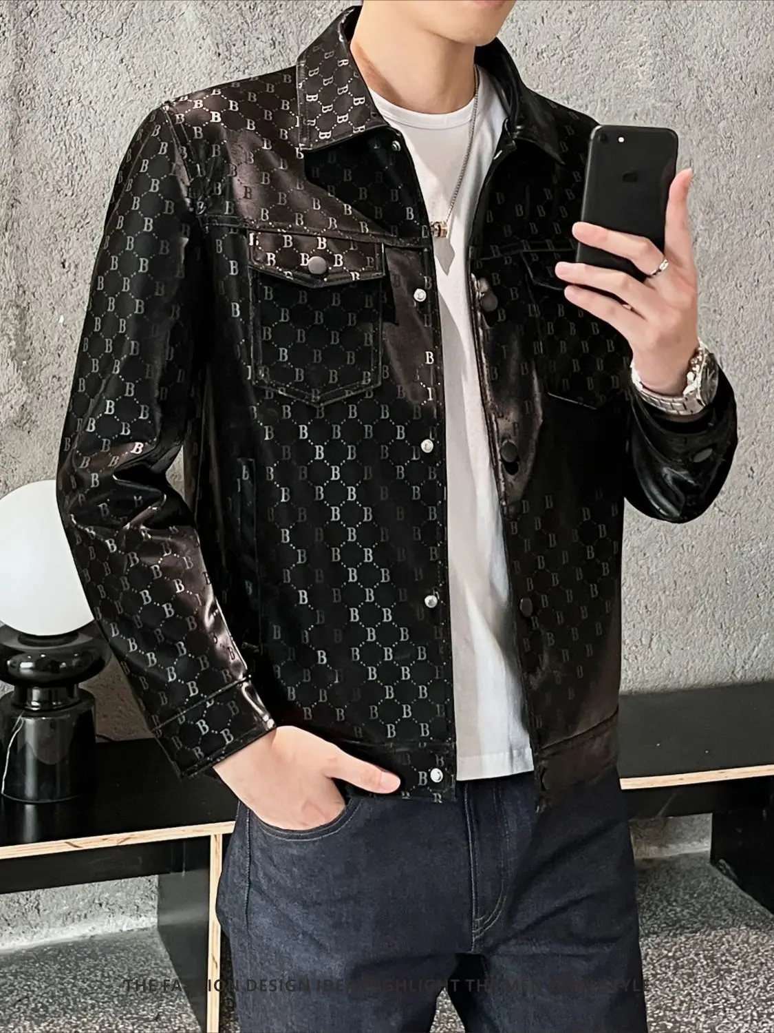 New 2025 Autumn Winter Men's Jacket Korean Style Slim Fit Smooths Your Silhouette Casual Thin Youth Jacket Topblazer