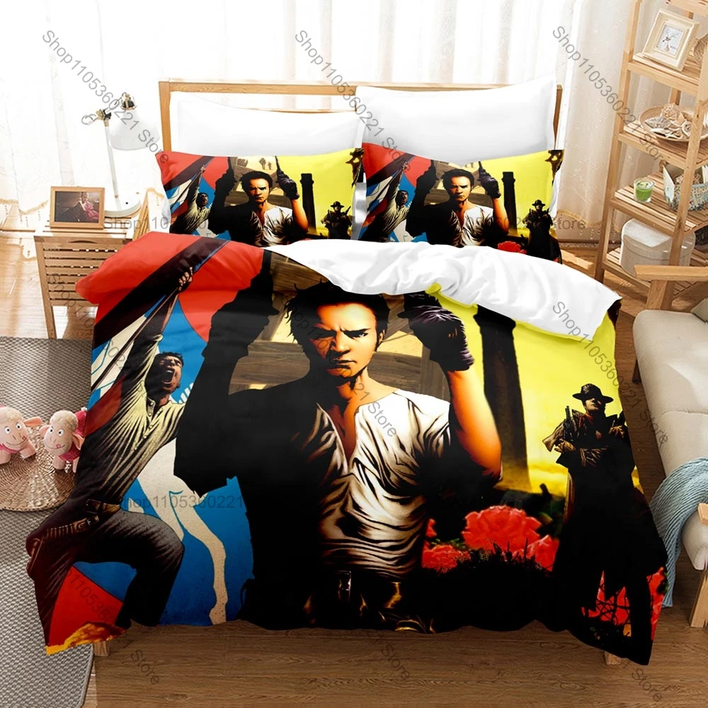 

Dark Tower The Gunslinger Bedding Set, Duvet Cover & 2 Pillowcases, Classic Novel Pattern Breathable Fabric All Season Use
