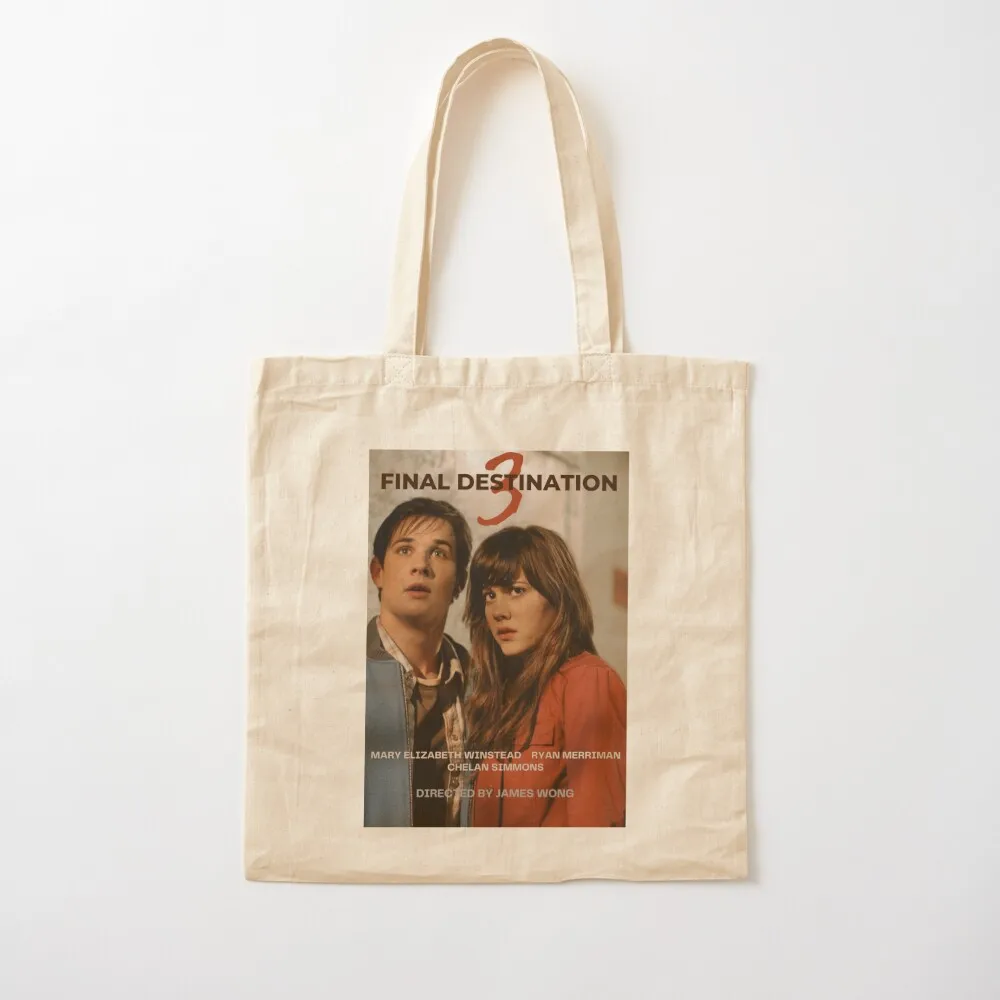 Final Destination 3 Film Tote Bag reusable grocery bags Canvas custom canvas bag ecological bags