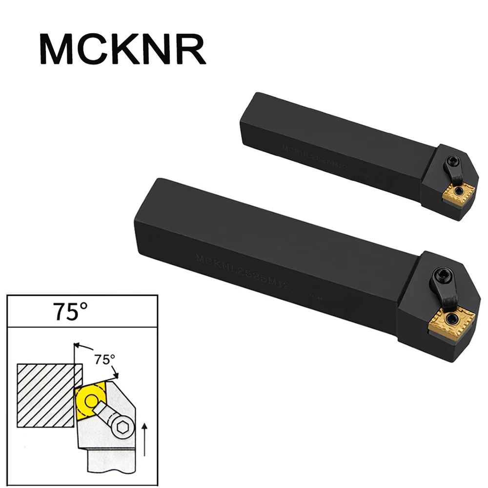 MCKNR1616H12 MCKNR2020K12 MCKNR2525 MCKNR3232P12 External Turning Tools MCKNR/L Carbide Shank CNC Center Machining Lathe Holder