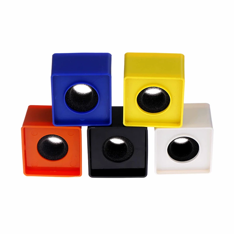 

1Pc Red/Black/Yellow/White/Blue ABS KTV Mic Microphone Logo Flag Station Square Shaped Interview 38mm